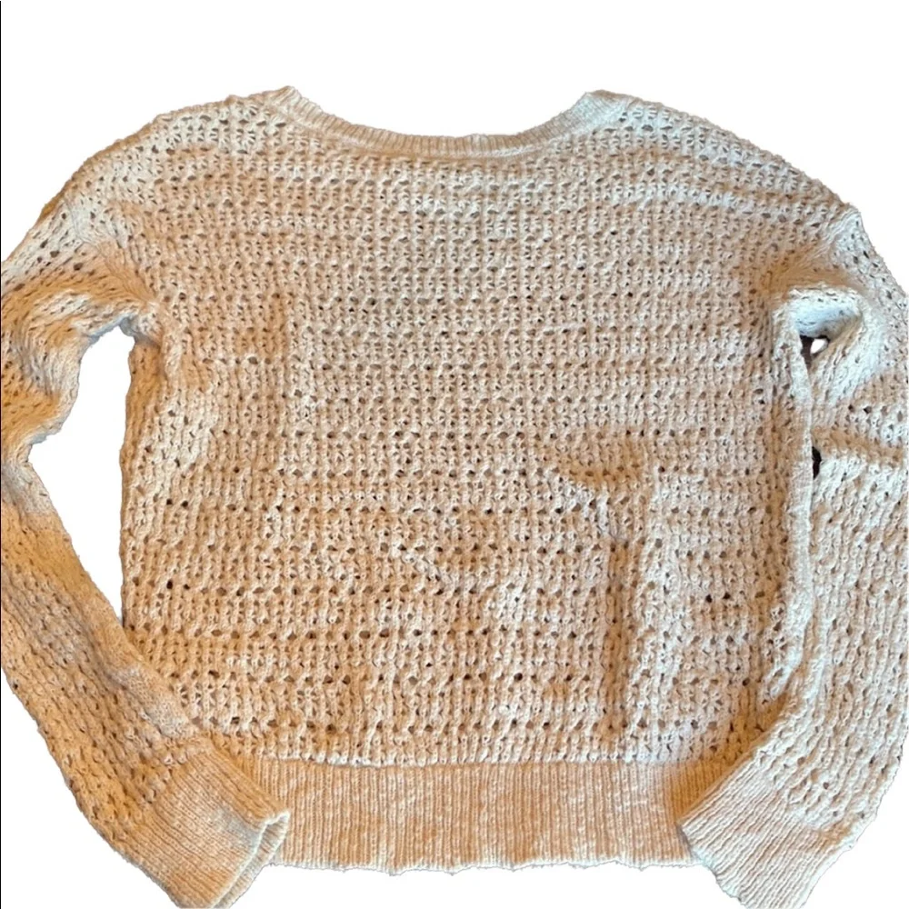 American Eagle Outfitters Cream Knit Sweater